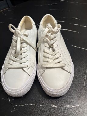 Madewell classic white leather Low-Top  Sneakers
